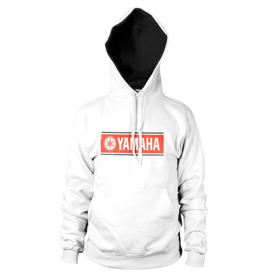 Mann Shirtstore | Yamaha Retro Logo Hoodie White