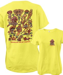 Kvinna Shirtstore | Killer Acid - Mushroom Friends Girly Tee