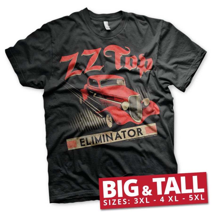 Mann Shirtstore | Zz-Top Eliminator Big & Tall T-Shirt Black
