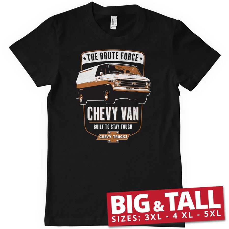Mann Shirtstore | Chevy Van Big & Tall T-Shirt Black