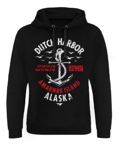 Mann Shirtstore | Deadliest Catch - Dutch Harbor Epic Hoodie Black