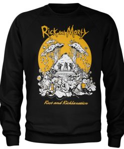 Mann Shirtstore | Rest And Ricklaxation Sweatshirt Black