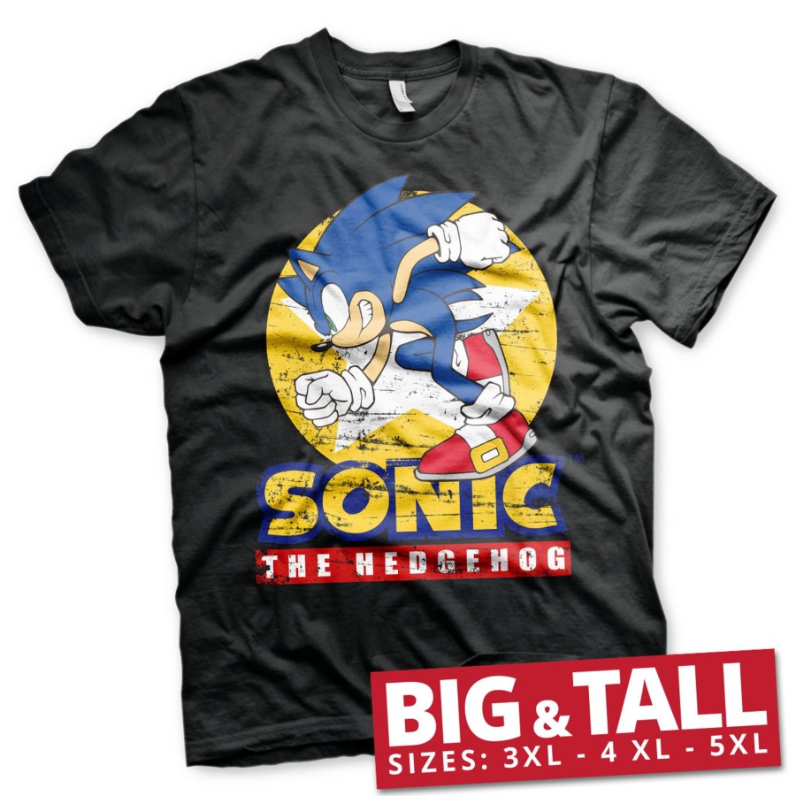 Mann Shirtstore | Fast Sonic - Sonic The Hedgehog Big & Tall T-Shirt