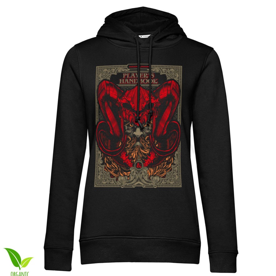 Kvinna Shirtstore | Player'S Handbook Girls Hoodie Black