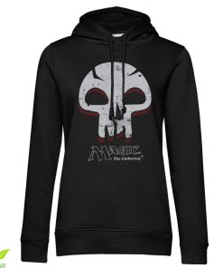 Kvinna Shirtstore | Mana Skull Girls Hoodie Black
