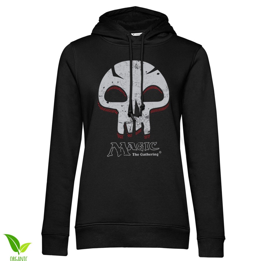 Kvinna Shirtstore | Mana Skull Girls Hoodie Black