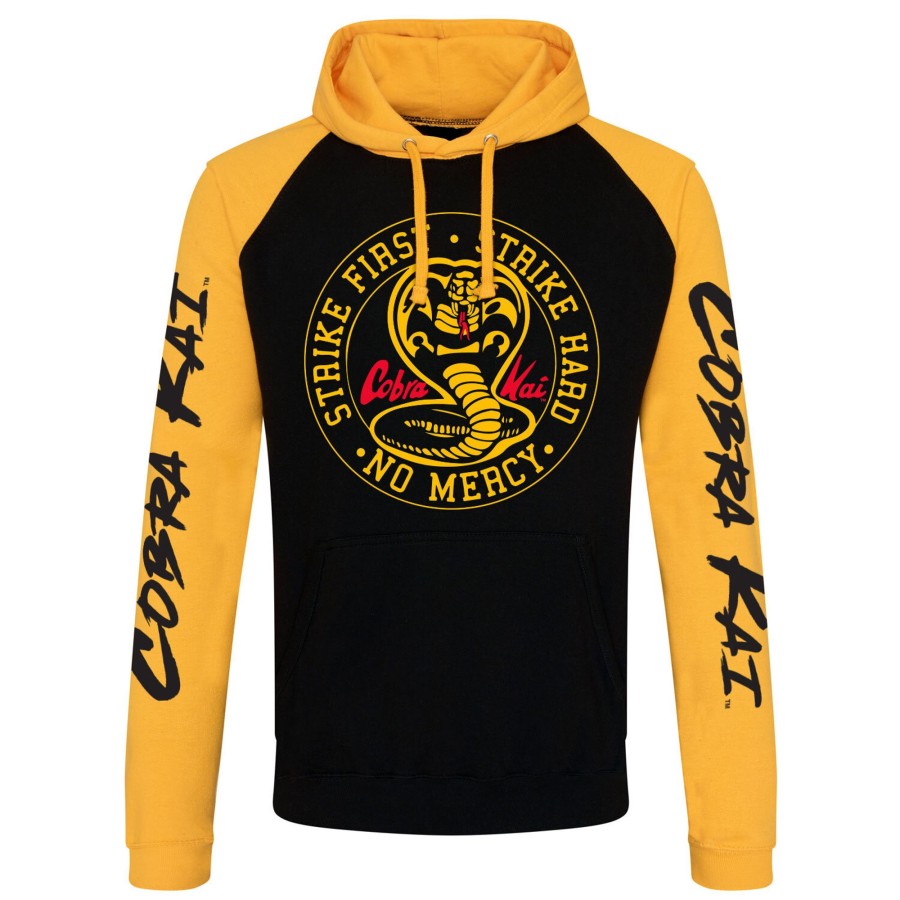 Mann Shirtstore | Cobra Kai Baseball Hoodie Blackyellow