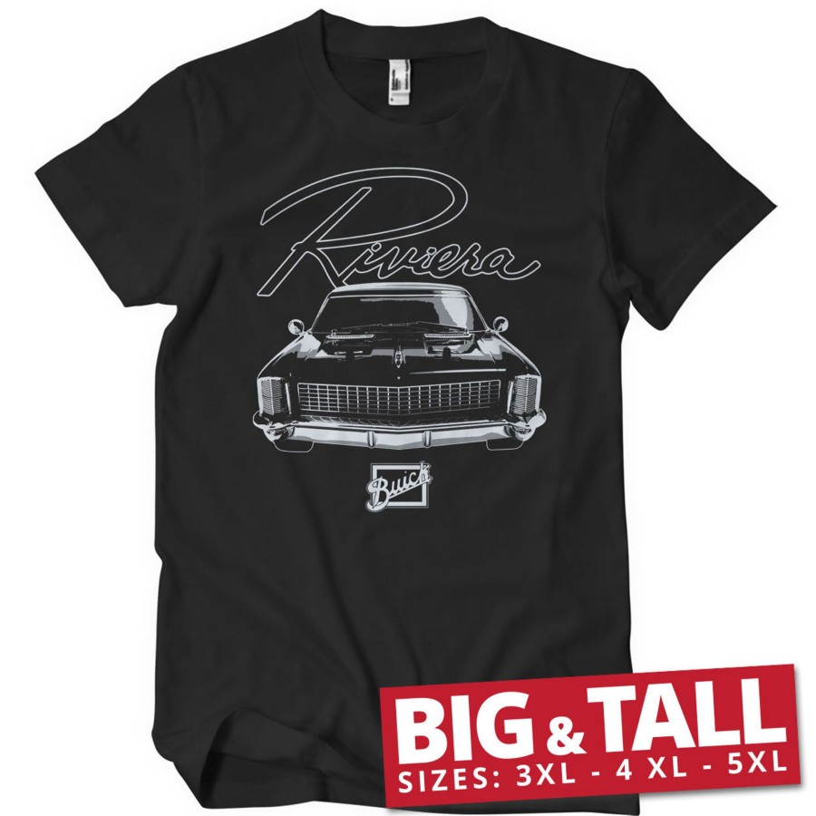 Mann Shirtstore | Buick Riviera Big & Tall T-Shirt Black