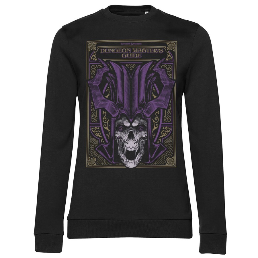 Kvinna Shirtstore | Dungeons Master'S Guide Girly Sweatshirt Black