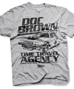 Mann Shirtstore | Doc Brown Time Travel Agency T-Shirt