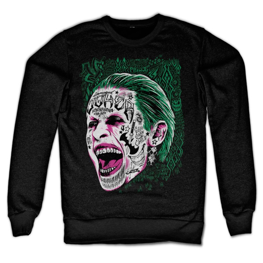 Mann Shirtstore | Suicide Squad Joker Sweatshirt Black