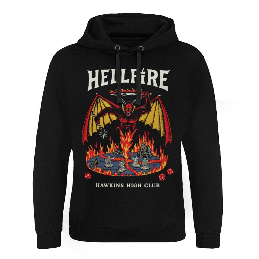 Mann Shirtstore | Hellfire Hawkins High Club Epic Hoodie Black