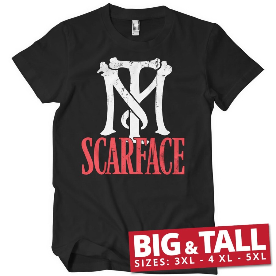 Mann Shirtstore | Scarface Tm Logo Big & Tall T-Shirt Black