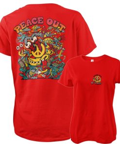 Kvinna Shirtstore | Killer Acid - Peace Out Girly Tee