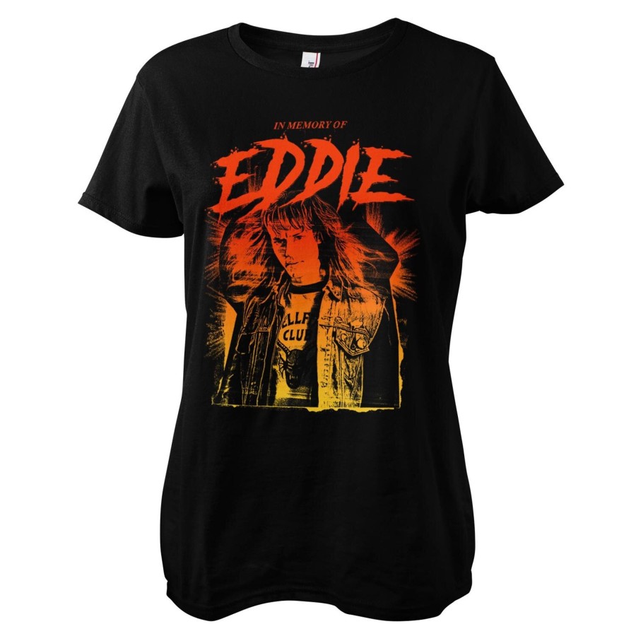 Kvinna Shirtstore | In Memory Of Eddie Girly Tee Black