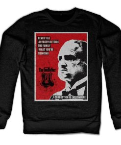 Mann Shirtstore | Godfather - Never Tell Anybody Sweatshirt Black