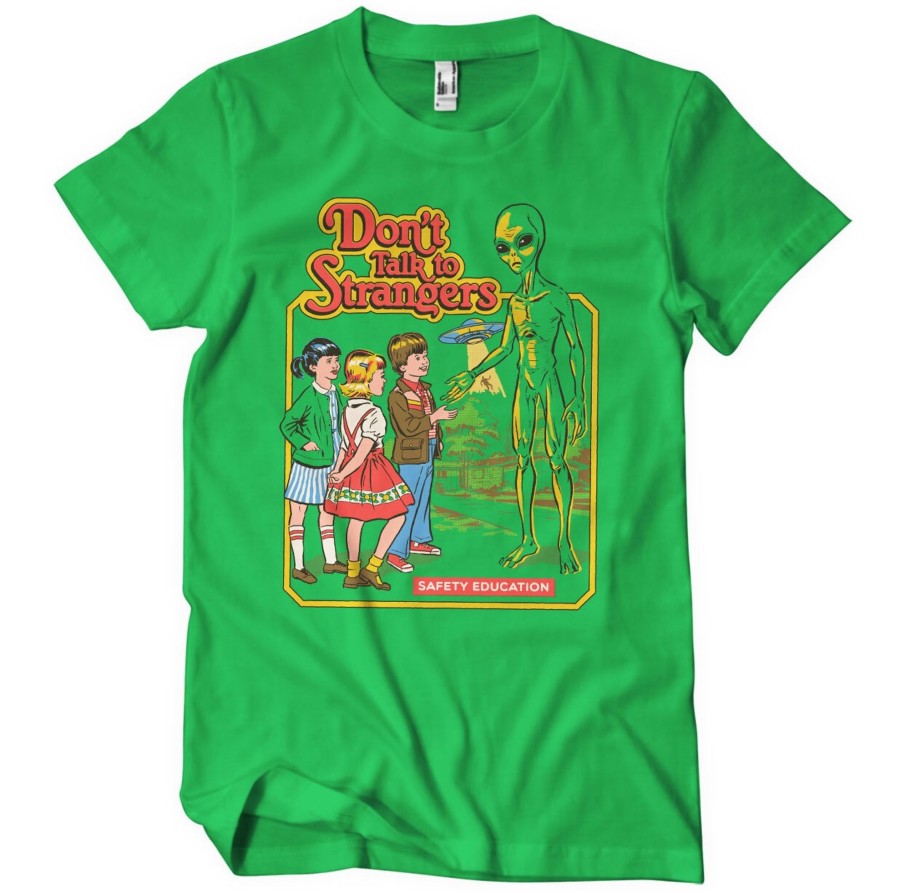 Mann Shirtstore | Don'T Talk To Strangers T-Shirt Green