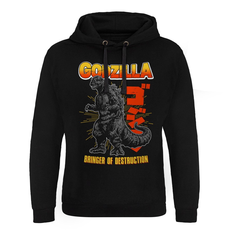 Mann Shirtstore | Godzilla - Bringer Of Destruction Epic Hoodie Black