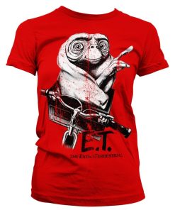 Kvinna Shirtstore | E.T. Biking Distressed Girly Tee