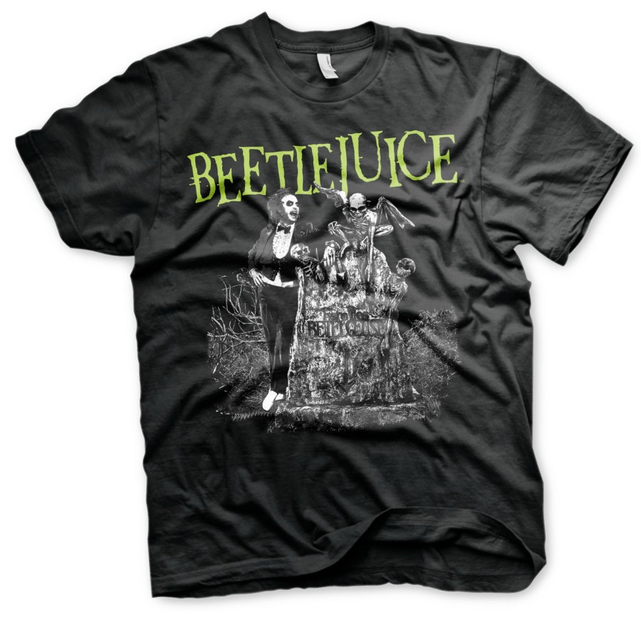Mann Shirtstore | Beetlejuice Headstone T-Shirt Black