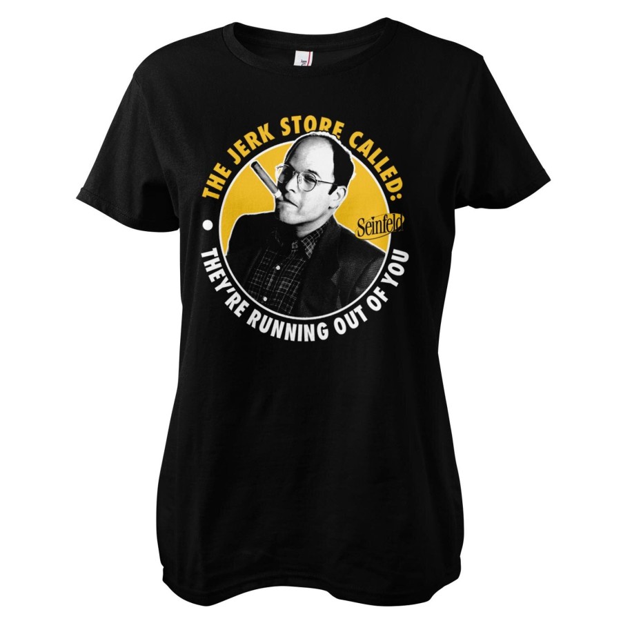 Kvinna Shirtstore | The Jerk Store Called Girly Tee Black
