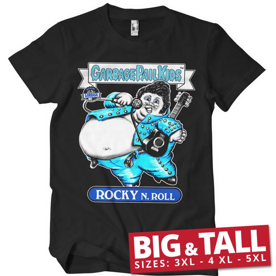 Mann Shirtstore | Rocky N. Roll Big & Tall T-Shirt Black