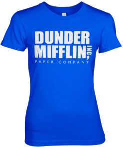 Kvinna Shirtstore | Dunder Mifflin Inc. Logo Girly Tee