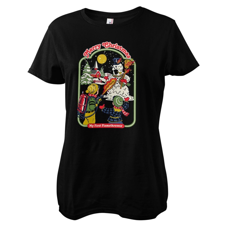 Kvinna Shirtstore | My First Flamethrower Girly Tee