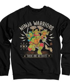 Mann Shirtstore | Ninja Warriors - No Rules Sweatshirt Black