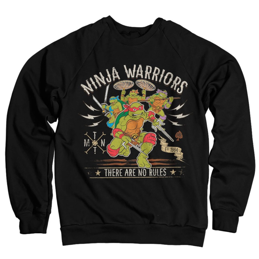 Mann Shirtstore | Ninja Warriors - No Rules Sweatshirt Black