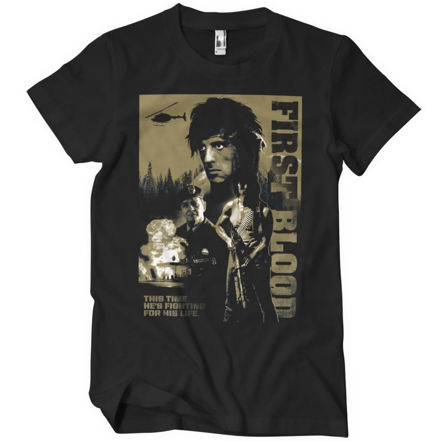 Mann Shirtstore | First Blood T-Shirt Black