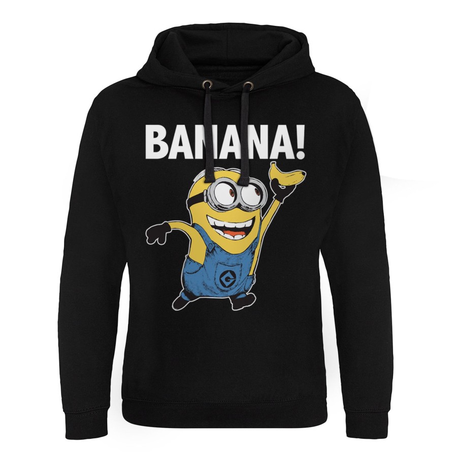 Mann Shirtstore | Minions - Banana! Epic Hoodie Black