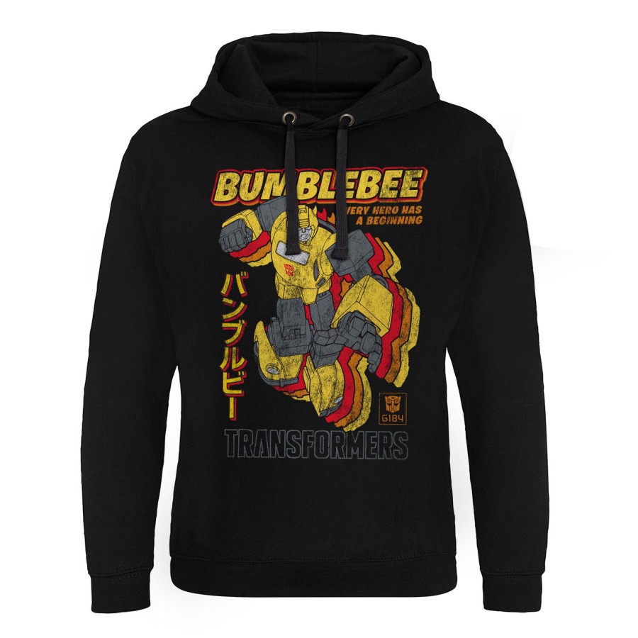 Mann Shirtstore | Bumblebee - Every Hero Has A Beginning Epic Hoodie Black