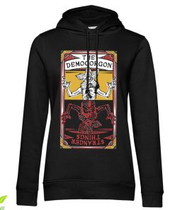 Kvinna Shirtstore | The Demogorgon Girls Hoodie Black