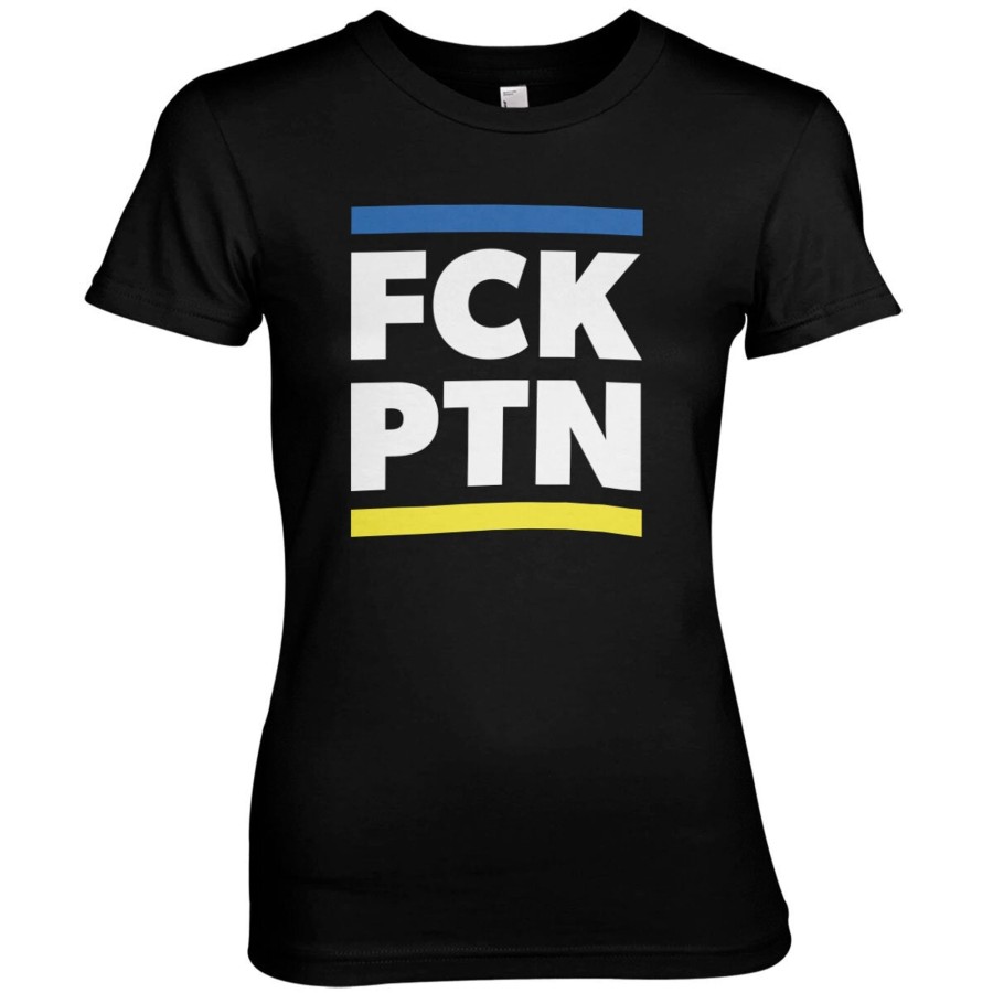 Kvinna Shirtstore | Fck Ptn Girly Tee Black