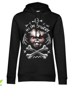 Kvinna Shirtstore | Hi I'M Chucky Girls Hoodie Black