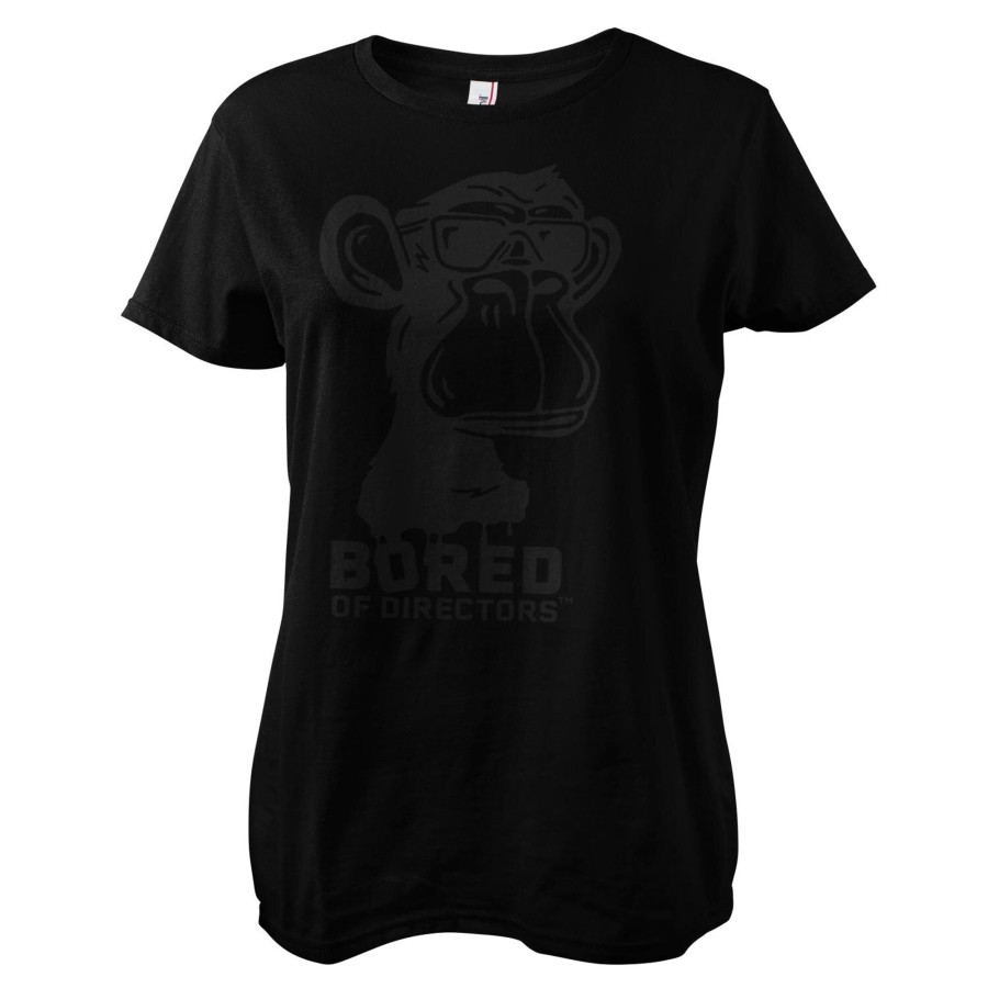 Kvinna Shirtstore | Bod Logo On Girly Tee Black
