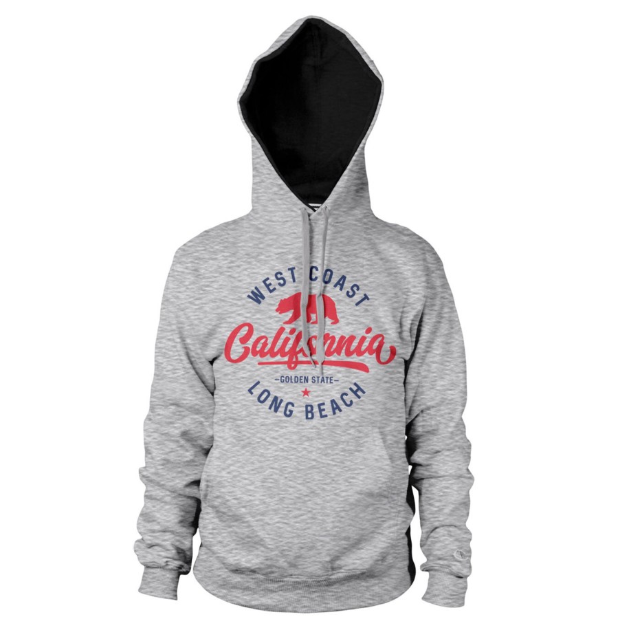 Mann Shirtstore | West Coast California Hoodie Heathergrey