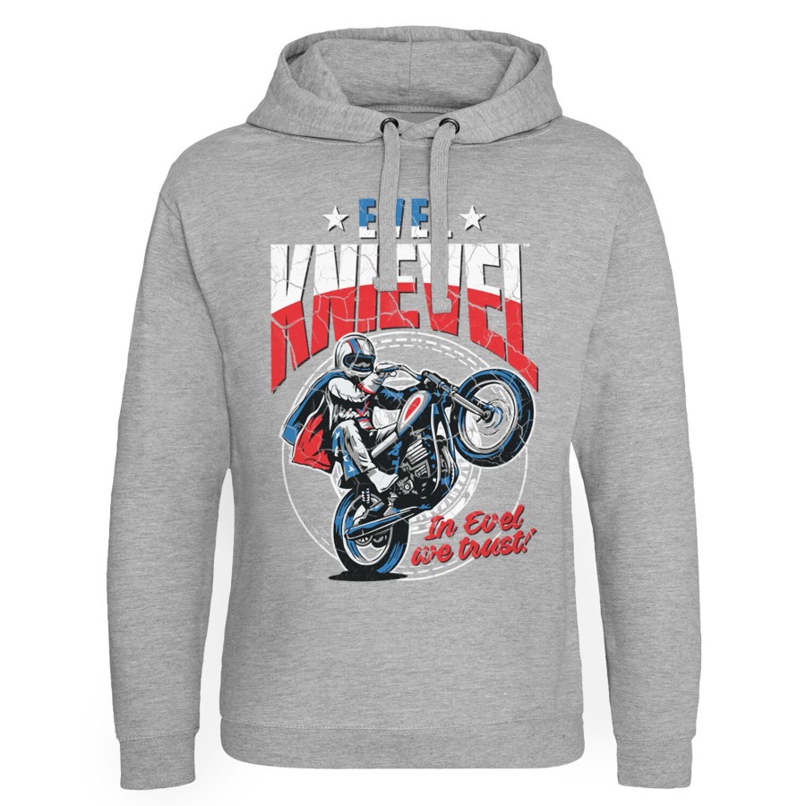 Mann Shirtstore | Evel Knievel Wheelie Epic Hoodie