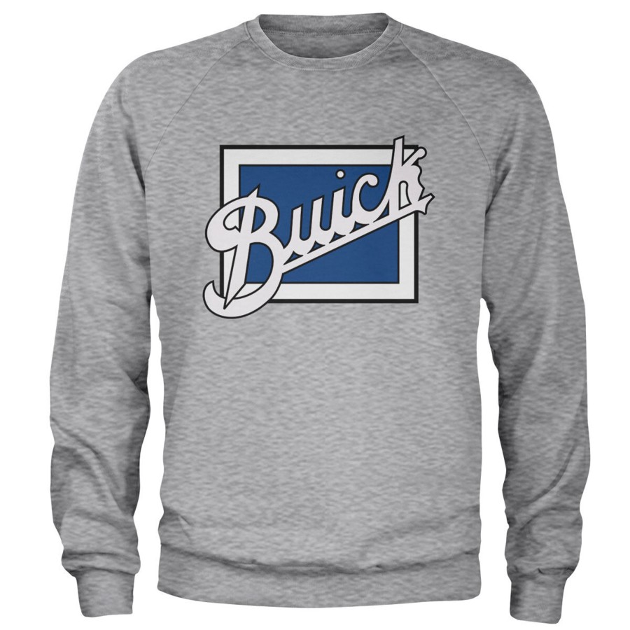 Mann Shirtstore | Buick Wordmark Logo Sweatshirt Heathergrey