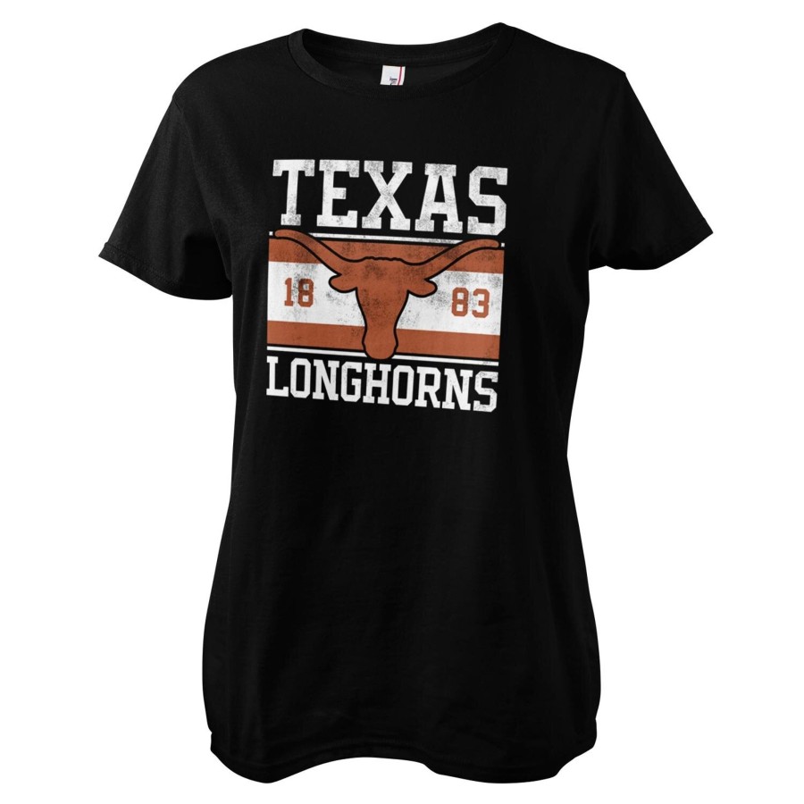Kvinna Shirtstore | Texas Longhorns Flag Girly Tee