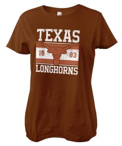 Kvinna Shirtstore | Texas Longhorns Flag Girly Tee