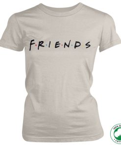 Kvinna Shirtstore | Friends Logo Organic Girly Tee Off-White