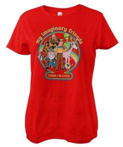 Kvinna Shirtstore | My Imaginary Friends Think I'M Cool Girly Tee