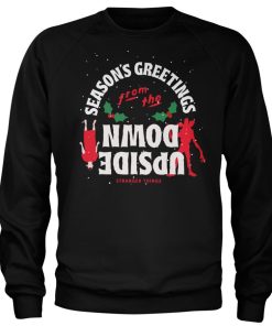 Mann Shirtstore | Greetings From The Upside Down Sweatshirt Black