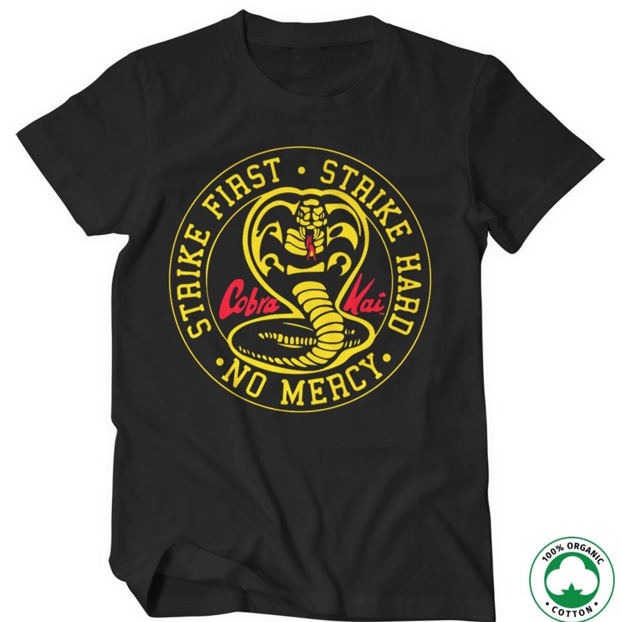 Mann Shirtstore | Cobra Kai Round Patch Organic T-Shirt Black