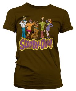 Kvinna Shirtstore | Team Scooby Doo Distressed Girly Tee