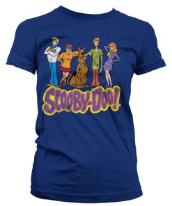 Kvinna Shirtstore | Team Scooby Doo Distressed Girly Tee