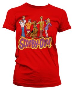 Kvinna Shirtstore | Team Scooby Doo Distressed Girly Tee