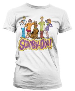 Kvinna Shirtstore | Team Scooby Doo Distressed Girly Tee